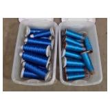 Polyester embroidery thread cones