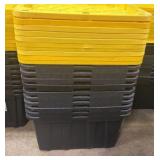 27 gallon totes (10)