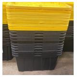27 gallon totes (10)