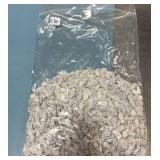bag of zippers white