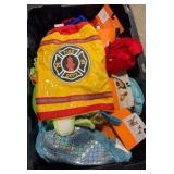 bin of Halloween costumes