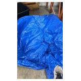 Large blue tarp