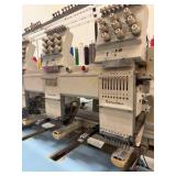 12 head embroidery Barudan Unitech 12 head embroidery machine. Well maintained and a must see!