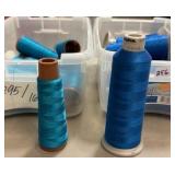 Polyester embroidery thread cones