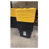 27 gallon totes (10)