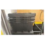 27 gallon totes black (4)