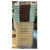 6-quart storage container with Lids(10)