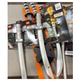 Bucket of Halloween costume swords