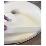 1 1/2 rolls of White Velcro