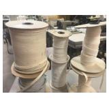 spools of elastic various colors and sizes