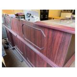 desk and filing cabinet