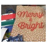 assorted Christmas bags