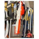 Bucket of Halloween costume swords