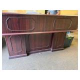 desk and filing cabinet