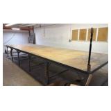 Large heavy duty work table