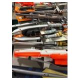 Bucket of Halloween costume swords