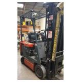 Toyota 5 Series Electric Forklift Model 5FBCU15 with New Stryten M-Series 3000 T300 Battery EXCELLENT CONDITION!