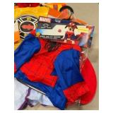 bin of Halloween costumes