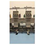 12 head embroidery Barudan Unitech 12 head embroidery machine. Well maintained and a must see!