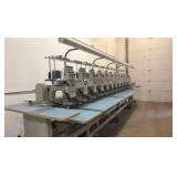 12 head embroidery Barudan Unitech 12 head embroidery machine. Well maintained and a must see!