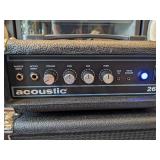 RARE ACOUSTIC 260 BASS AMP & SPEAKER IN ORIGINAL BOX - EXCELLENT CONDITION