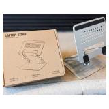 METAL TABLET/PHONE STAND FOR DESK, MULTI-ANGLE ADJUSTABLE COOLING HOLDER