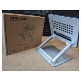 METAL TABLET/PHONE STAND FOR DESK, MULTI-ANGLE ADJUSTABLE COOLING HOLDER