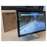 METAL TABLET/PHONE STAND FOR DESK, MULTI-ANGLE ADJUSTABLE COOLING HOLDER