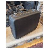 STURDY INDUSTRIAL CARRYING CASE WITH HEAVY DUTY LATCHES & TOOL INSERT