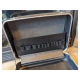 STURDY INDUSTRIAL CARRYING CASE WITH HEAVY DUTY LATCHES & TOOL INSERT