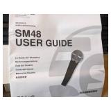 COMPLETE SHURE SM48 PROFESSIONAL MICROPHONE PACKAGE