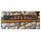 APHA AMERICAN 4160C 48-INCH TRICOLOR LED PROGRAMMABLE SIGN