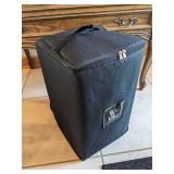 FOLDABLE 4 CLEAR POCKET MAGAZINE BROCHURE PORTABLE POP UP RACK