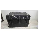 Perimeter Security Systems Case with Foam Inserts - Large Black Protective Case