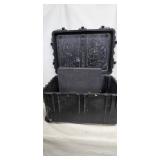 Perimeter Security Systems Case with Foam Inserts - Large Black Protective Case