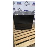 Black 2-Drawer Filing Cabinet (Lot of 2)
