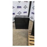 Black 2-Drawer Filing Cabinet (Lot of 2)