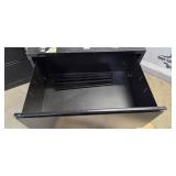 Black 2-Drawer Filing Cabinet (Lot of 2)