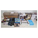 Household Fixtures Lot: AquaDance Showerheads, Moen Towel Bars, Delta Robe Hooks, Lanterns