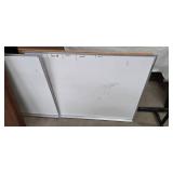 Quartet Monthly Planner - 2-Panel Corkboard & Whiteboard (Wood Frame)