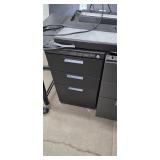 Pallet Lot of 2 Office desks, Filing cabinets and misc. desk tops