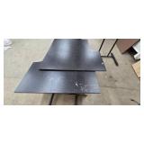 Pallet Lot of 2 Office desks, Filing cabinets and misc. desk tops