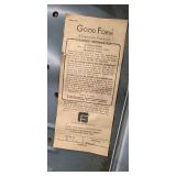 Good Form Aluminum Chairs (Lot of 5) - 3 Blue Vinyl, 1 Red Vinyl, 1 Wood Seat