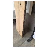 Ash Live Edge Wood Slab - 18 in Wide x 9 ft Long - Rough-Sawn Bark Edges