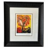Marc Chagall Tree Over Village Paris - Signed Limited Edition 152/375 Framed Print