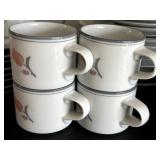 Dansk Tivoli/Concerto 8 Place Settings (5-Pc Each) & 13 1/4 Platter - Rose Motif