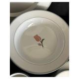 Dansk Tivoli/Concerto 8 Place Settings (5-Pc Each) & 13 1/4 Platter - Rose Motif