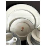 Dansk Tivoli/Concerto 8 Place Settings (5-Pc Each) & 13 1/4 Platter - Rose Motif
