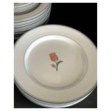 Dansk Tivoli/Concerto 8 Place Settings (5-Pc Each) & 13 1/4 Platter - Rose Motif