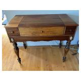 Victorian Spinet Flip-Top Secretary Desk - 41W x 34H x 21D